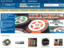 Tablet Screenshot of pokerchiplounge.com